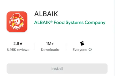 Albaik Online Dilivery App